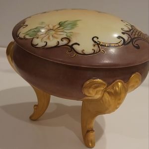 Antique Porcelain Powder Jar